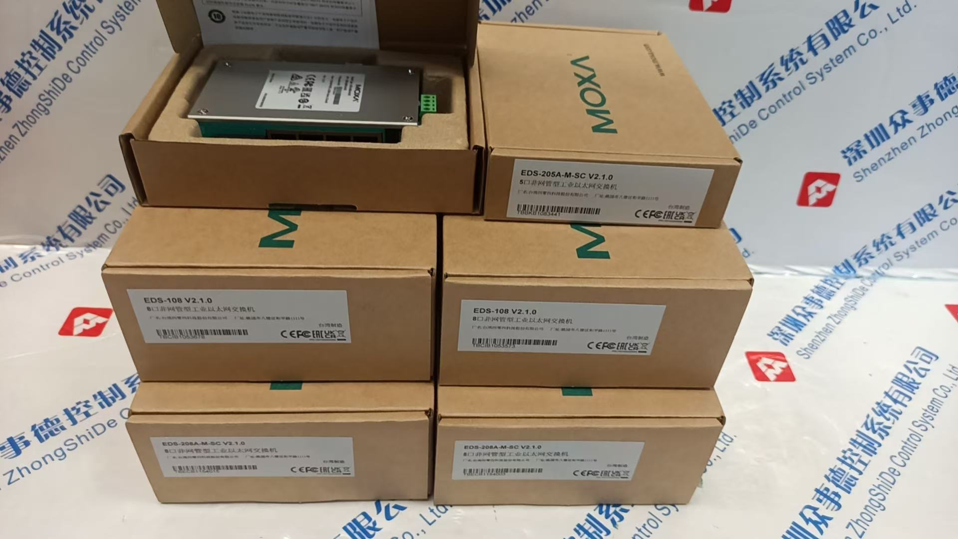 MOXA EDS-205A-M-SC V2.1.0以太网交换机